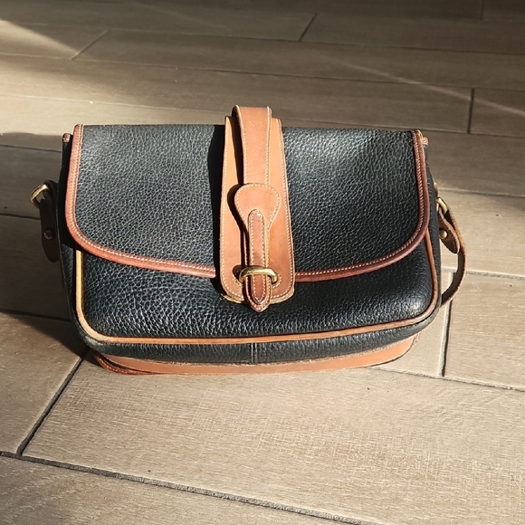 Dooney & Bourke Handbags - Dooney & Bourke Black and Brown Leather Bag